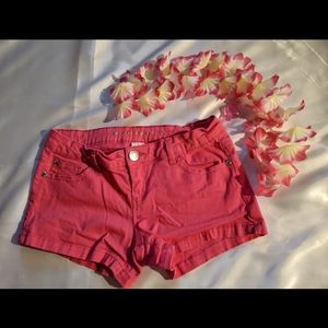 Celebrity Pink women's shorts, color rose bud, size 3(juniors)